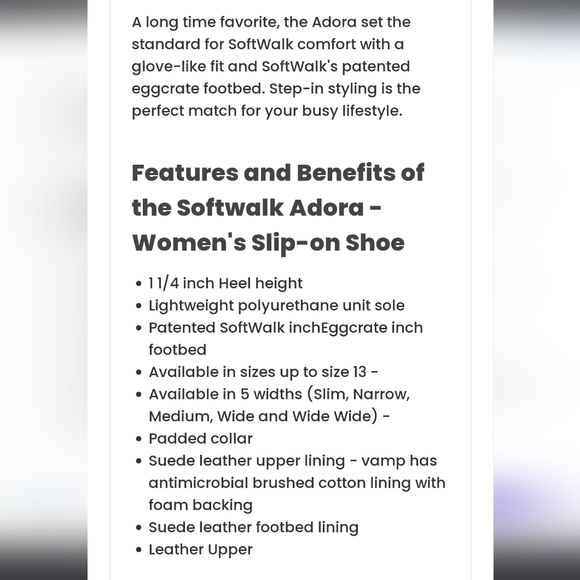 Softwalk Adora Black Cushioned Cloud Support Slip On Shoe Sz 5.5 VGUC - Picture 2 of 13